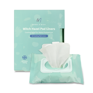 Mama & Wish Postpartum Essentials Kit for Mom - Post Partum Recovery Kit  for Labor and Delivery with Hospital Essentials for Women After Birth -  Includes Peri Bottle, Witch Hazel Comfy Garments