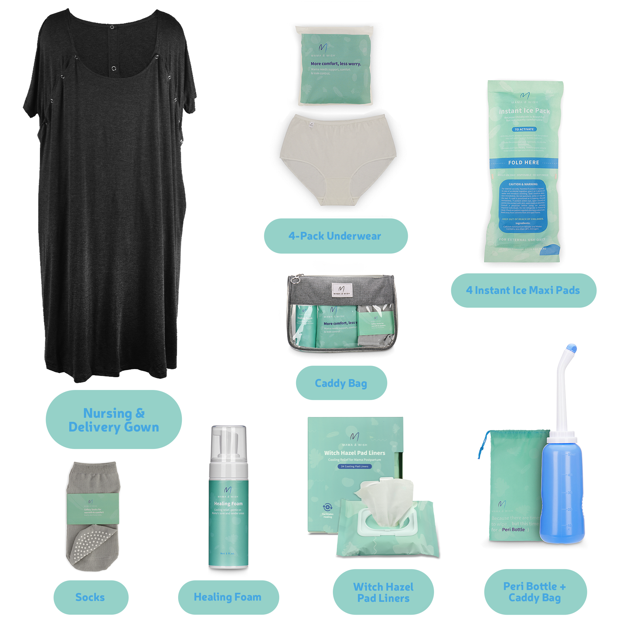 Mama & Wish Postpartum Essentials Kit – mamadoulacanada